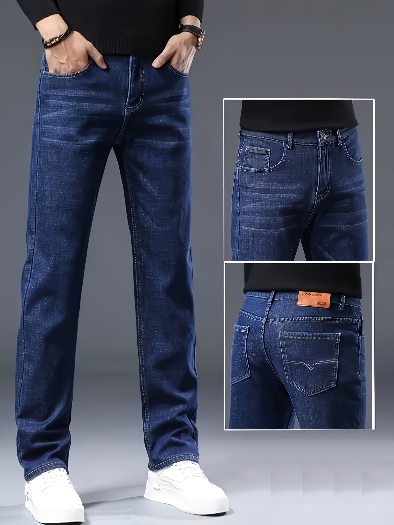 Herren Jeanshose Regular Fit Freizeit Stil – Perfekt für Alltag und Wochenende