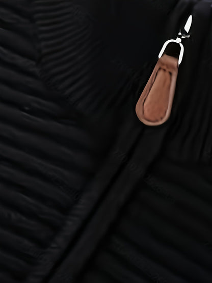 Herren Strickpullover mit halbem Reißverschluss – Lässiger Stil für Herbst und Winter