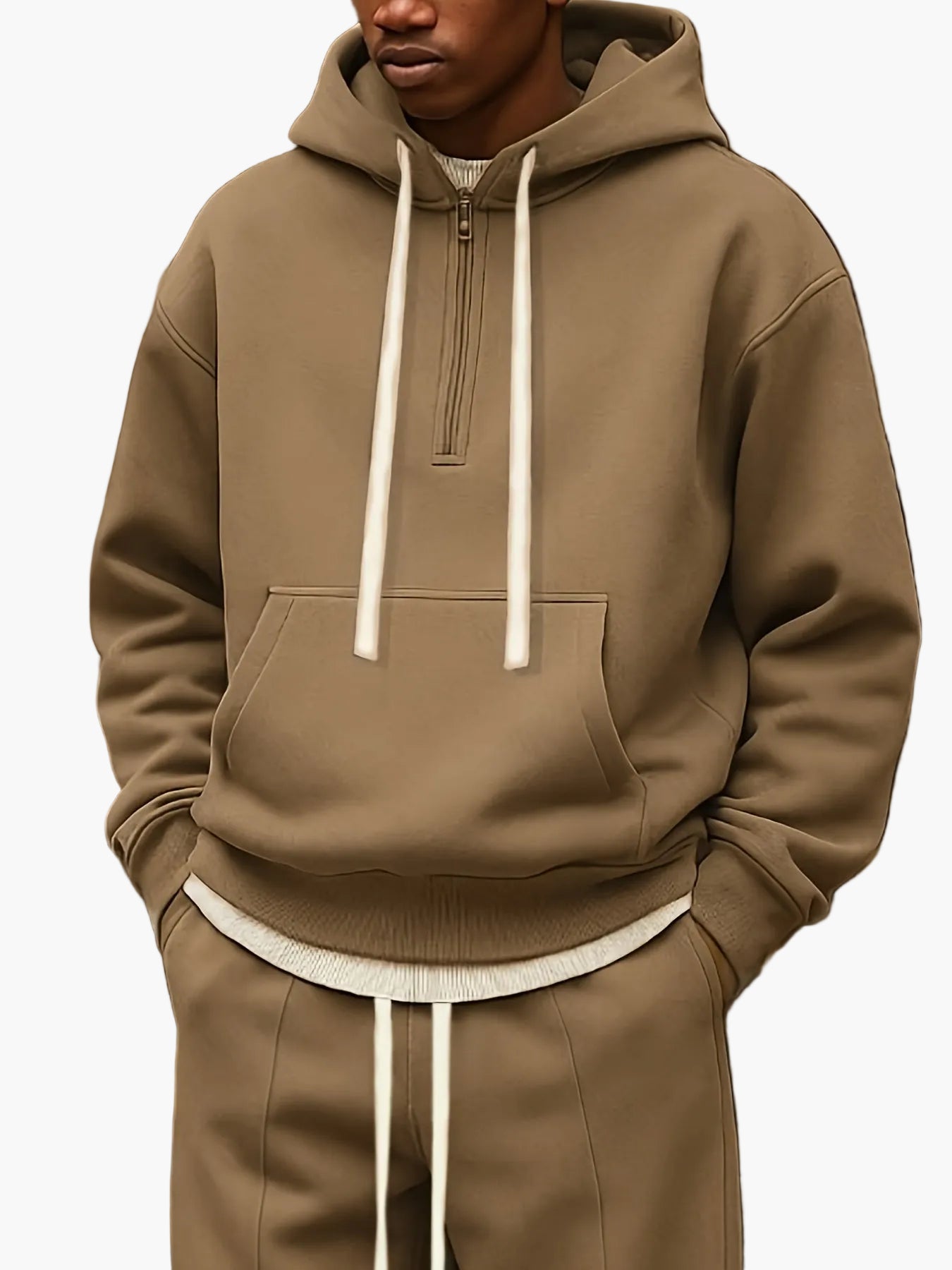 Herren Freizeit Hoodie Set – Lockerer Stil für Herbst und Winter, ideal für Alltag und Sport
