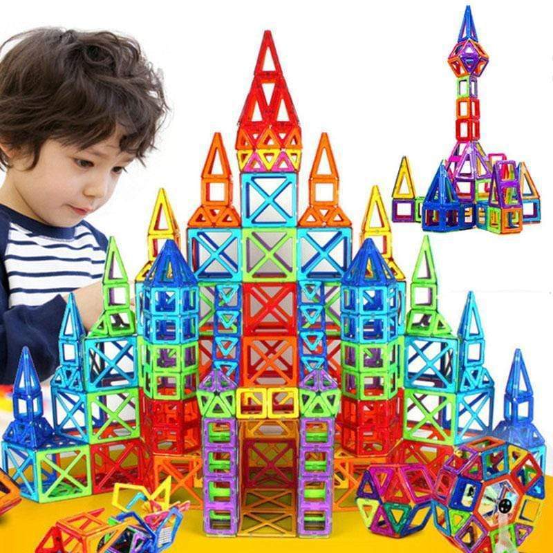 Magnetische Konstruktionsspielzeug Bausteine für Kinder – Lernspielzeug Set, Kreatives Baukasten Pädagogisches Spielzeug