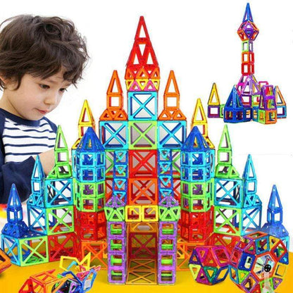 Magnetische Konstruktionsspielzeug Bausteine für Kinder – Lernspielzeug Set, Kreatives Baukasten Pädagogisches Spielzeug