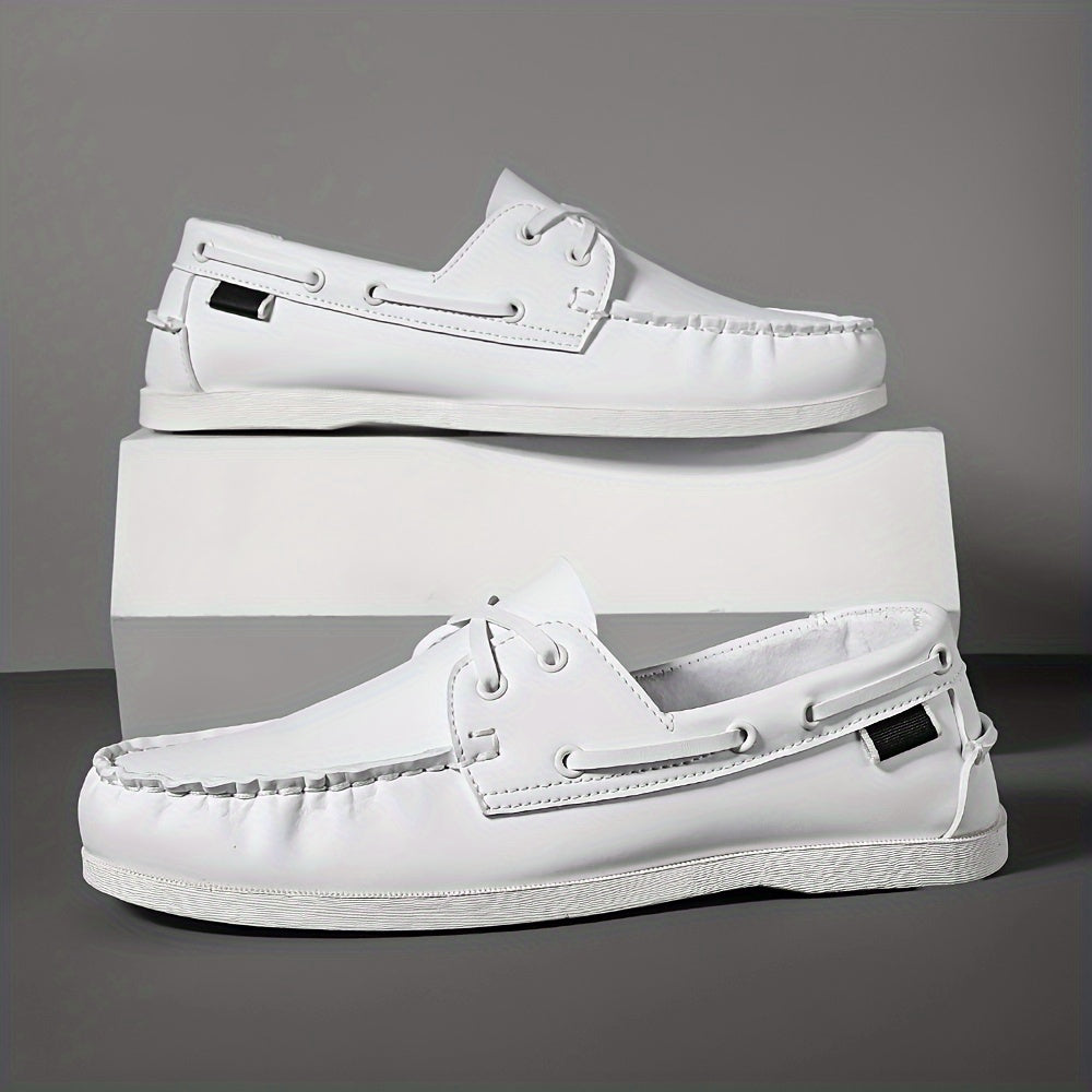 Herren Bootsschuhe im klassischen Freizeit-Look – Elegante Slipper für Alltag und Freizeit