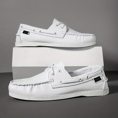 Herren Bootsschuhe im klassischen Freizeit-Look – Elegante Slipper für Alltag und Freizeit