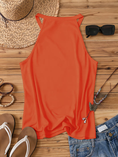 Damen Tanktop im Boho-Stil mit Spruch für Sommer & Freizeit