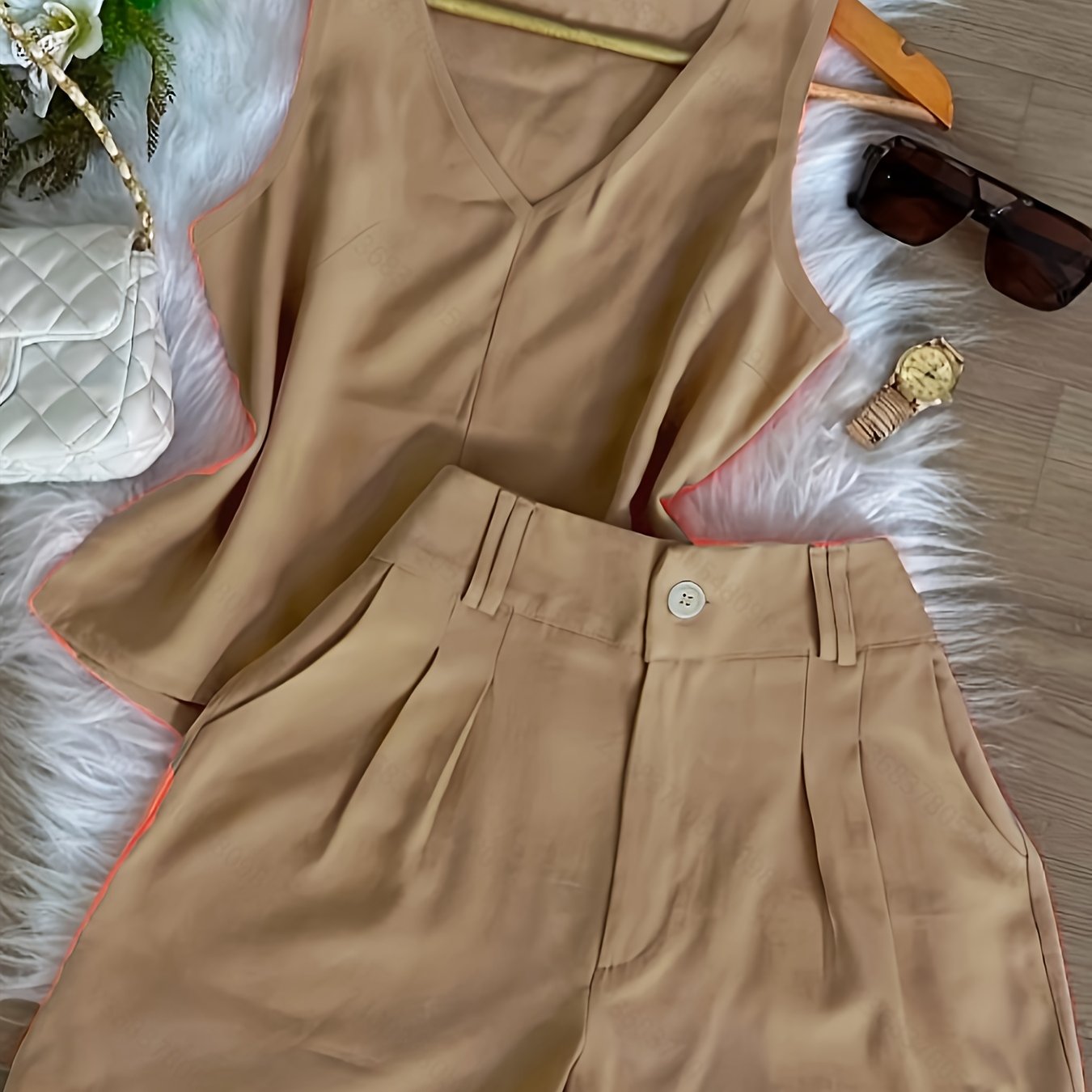Damen Sommer Set – Elegantes Top und Shorts, Modischer Casual Look für Alltag & Urlaub