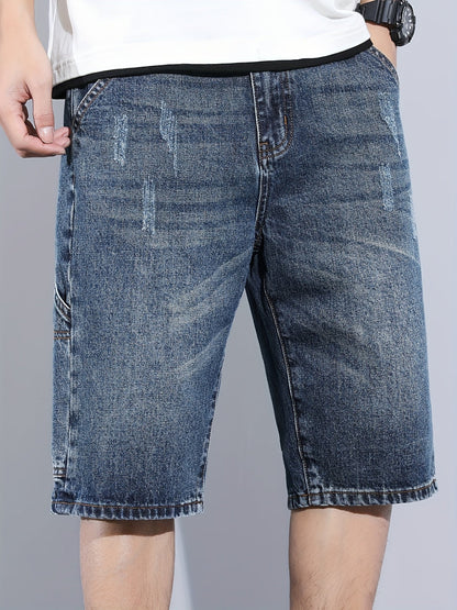 Herren Casual Jeans Shorts Regular Fit – Bequeme Freizeitshorts mit großen Taschen