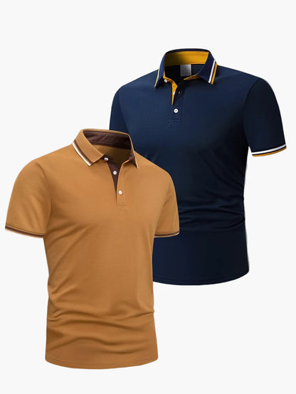Herren Poloshirt 2er-Pack – Klassischer Casual Style für Alltag und Freizeit