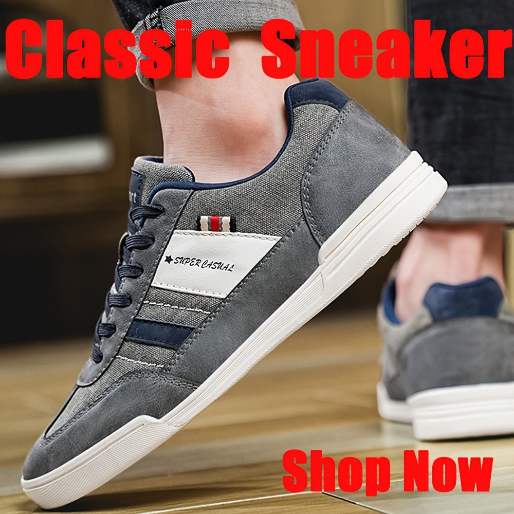 Herren Sneaker Vintage Stil Super Casual – Freizeit- und Alltagsschuhe