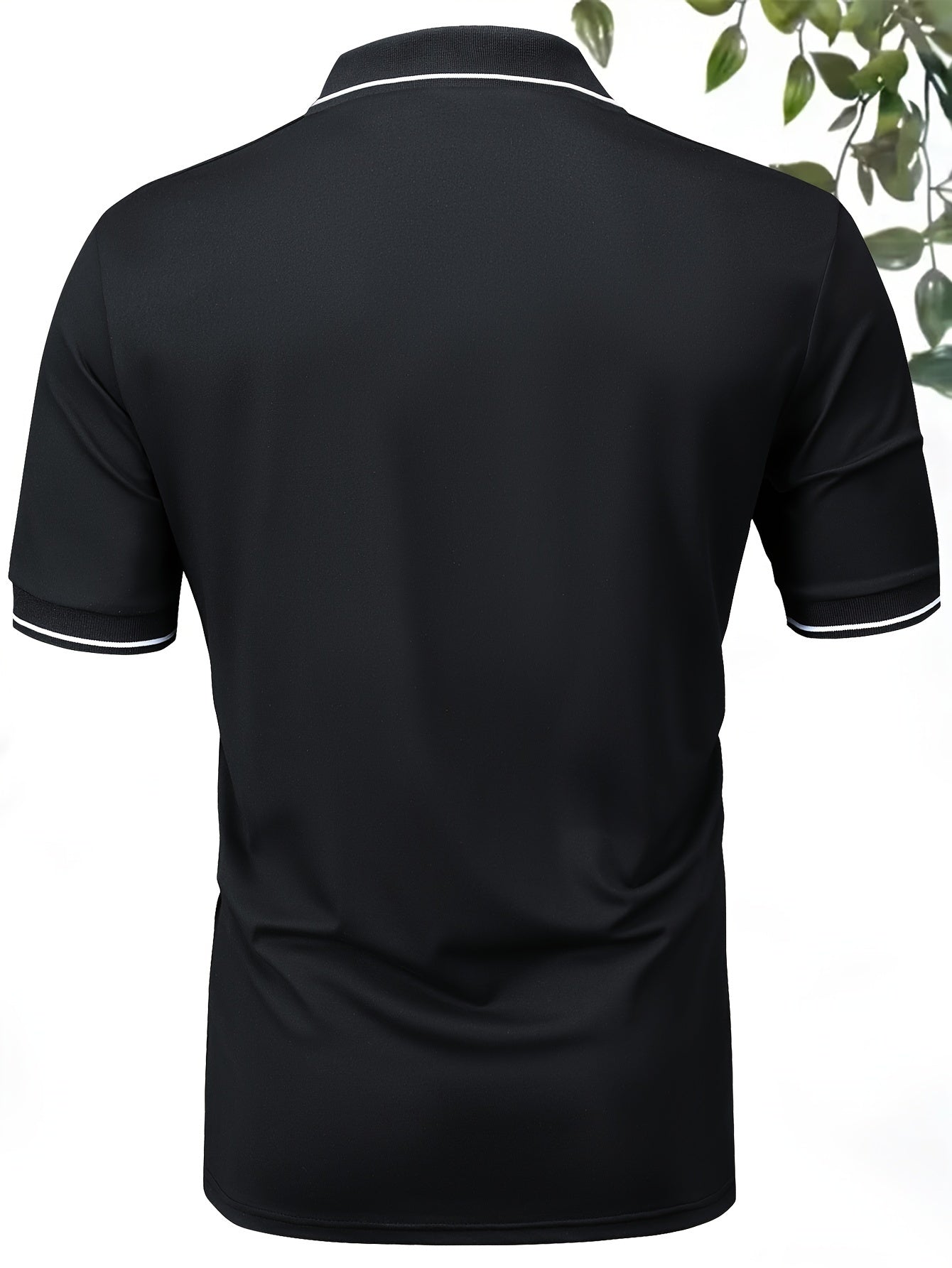 Herren Poloshirt Casual Modern mit Kontrastkragen und Knopfleiste – Stilvolles Freizeitshirt für Alltag und Sport