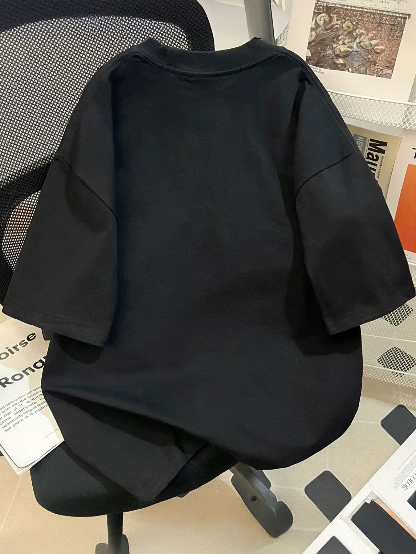 Damen T-Shirt mit lustigem Katzenmotiv und Spruch – Lockeres Streetwear für Alltag und Freizeit
