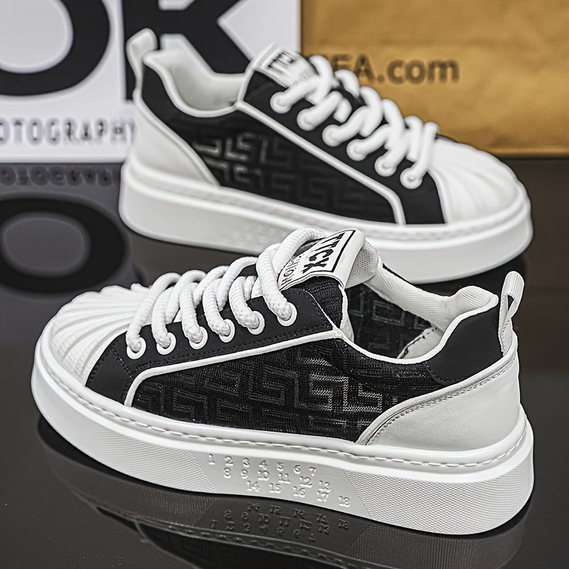 Herren Sneaker mit Plateau und modernem Design – Streetstyle Freizeitschuhe