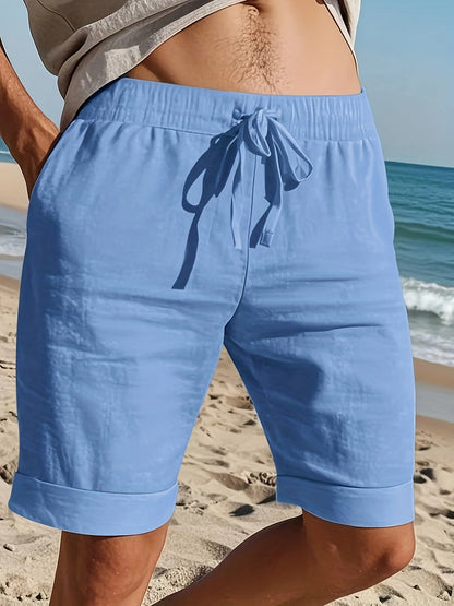 Herren Freizeitshorts mit Kordelzug für Strand und Alltag