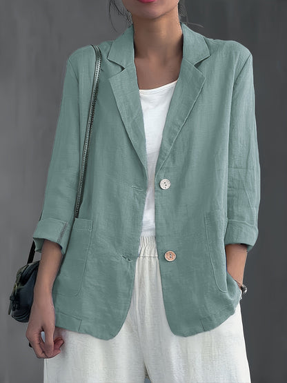 Damen Blazer im lässigen Business-Stil – Eleganter Freizeit-Jacke für Büro und Alltag