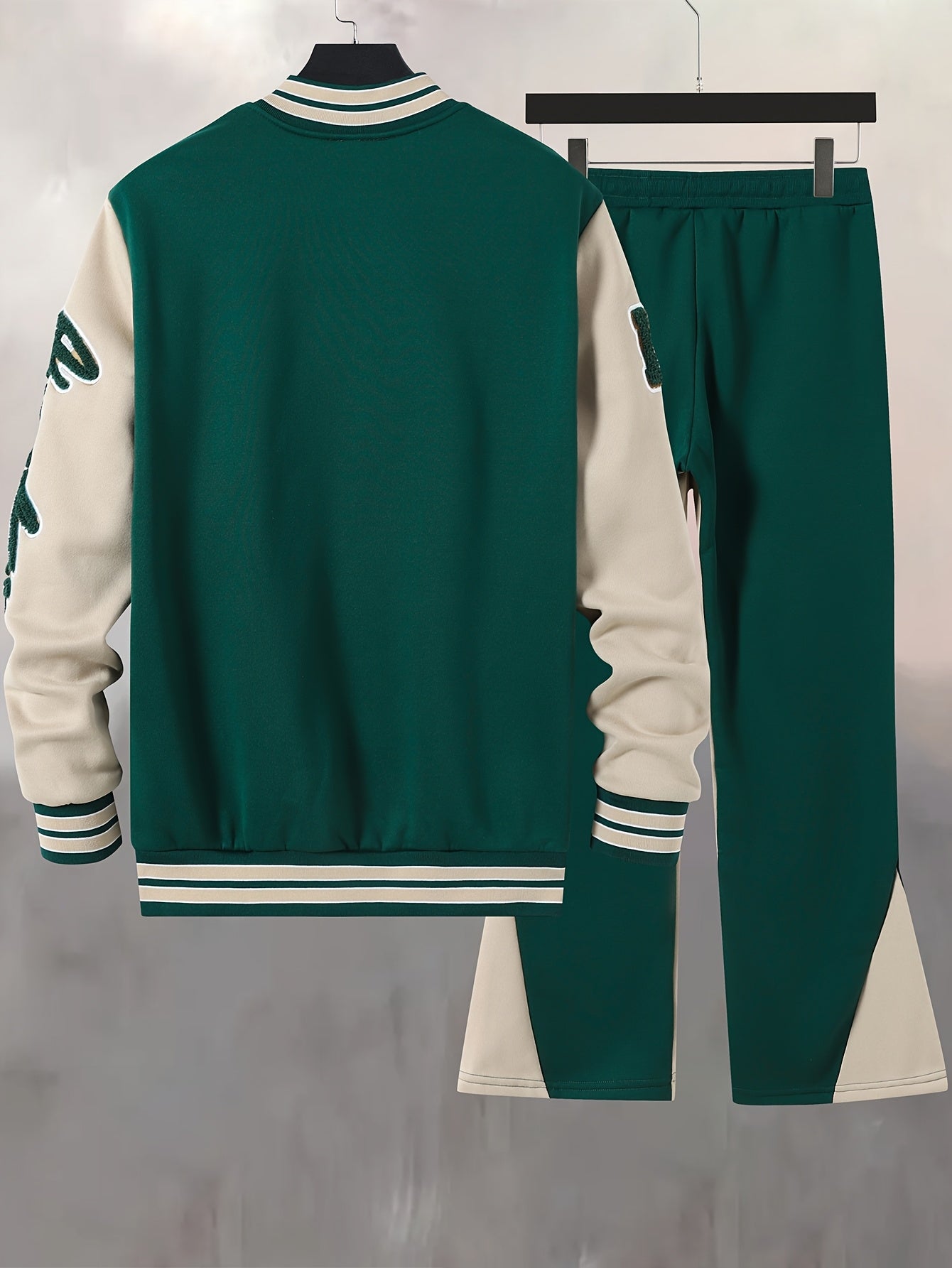 Herren Varsity Freizeit Trainingsanzug Set – College Stil Jacke & Jogginghose für Streetwear & Sport