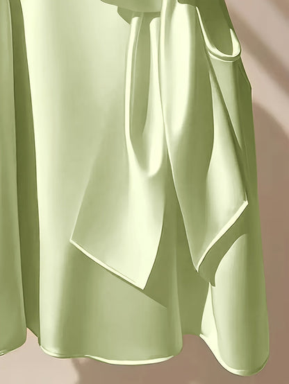 Damen Elegantes ärmelloses Oberteil mit Schleifendetail für festliche Anlässe