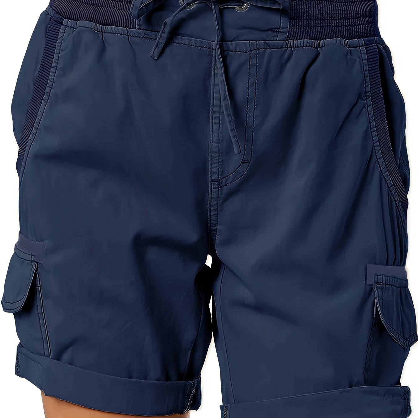 Damen Cargo Shorts mit Kordelzug – Bequeme Freizeithose im sportlichen Stil