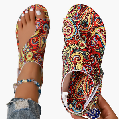 Damen Ethno-Sandalen im Boho-Stil für Strand und Sommer