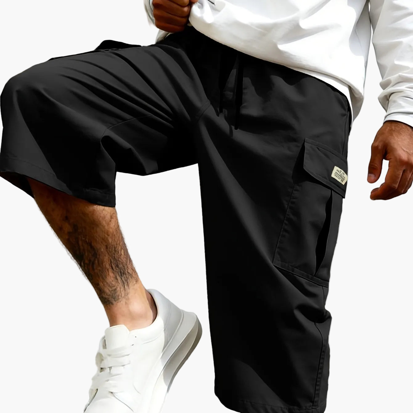 Herren Streetwear Cargo Shorts Freizeit Bermuda Urban Style