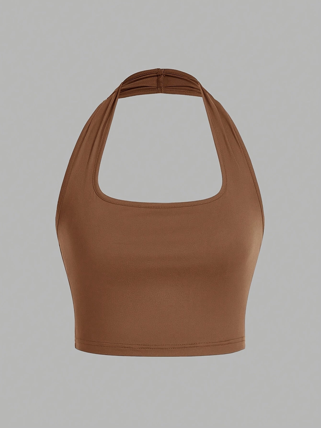 Damen Halter Neck Backless Crop Top – Modisches Sommer Basic für Freizeit & Streetwear