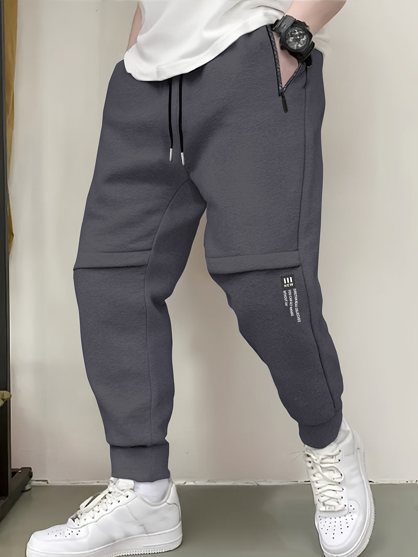 Herren Jogginghose Sportlicher Schnitt – Moderne Streetwear Trainingshose