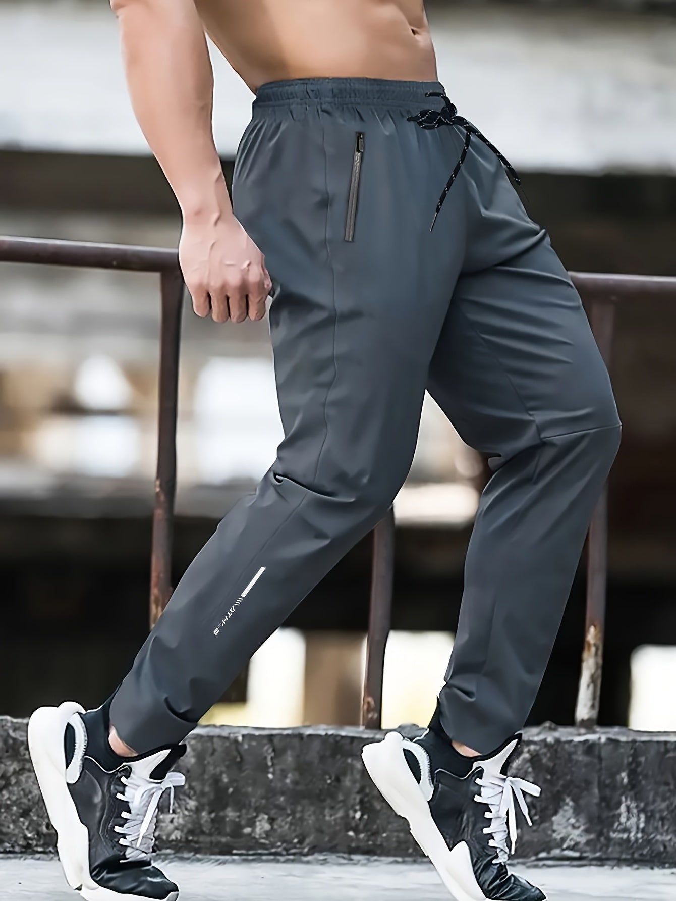 Herren Jogginghose mit Kordelzug – Bequeme Freizeithose für Alltag und Sport – Große Größen