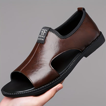 Herren Business-Sandale Offene Loafer Eleganter Freizeitstil