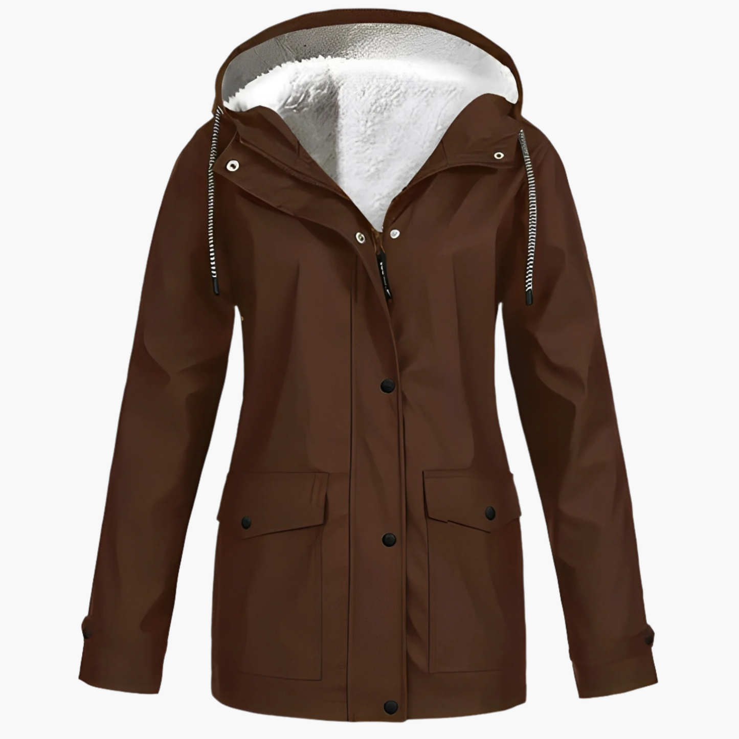 Damen Outdoorjacke mit Kapuze – Wind- und Wetterfest