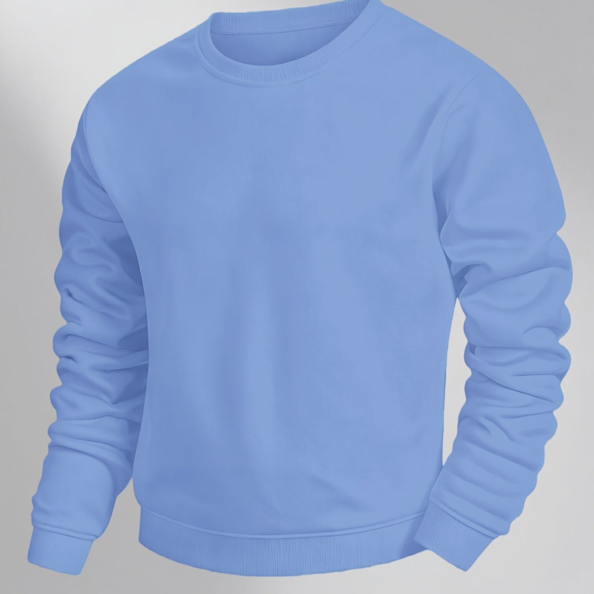 Herren Basic Rundhals Sweatshirt – Klassischer Look für Alltag & Freizeit