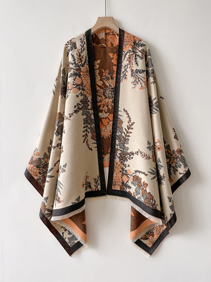 Damen Kimono Cardigan im floralen Boho-Stil – Elegante Überwurfjacke für Freizeit und besondere Anlässe