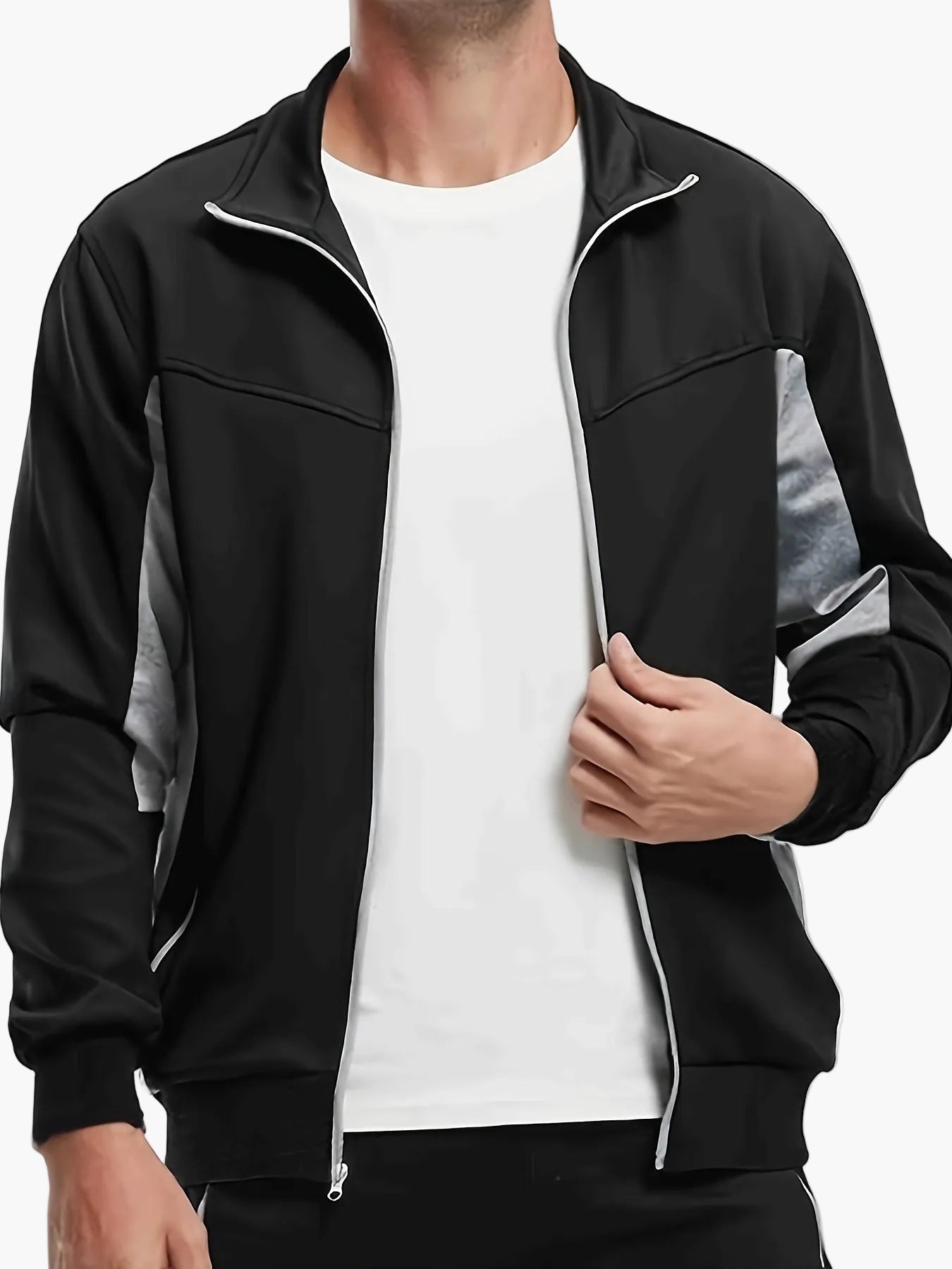 Herren Trainingsanzug Set Sportlich Freizeit Jogginganzug