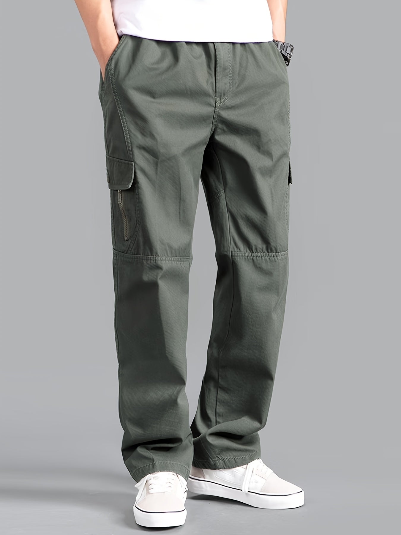 Herren Cargo-Hose Relaxed Fit mit Taschen – Urban Streetwear & Freizeit