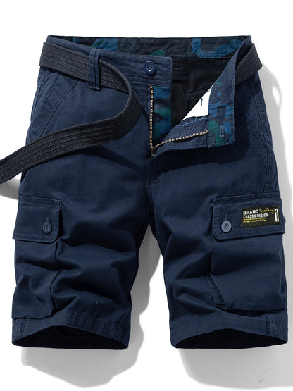 Herren Cargo Shorts mit Gürtel – Klassisches Freizeitdesign, Ideal für Outdoor und Alltag