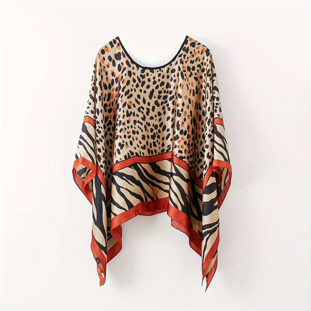 Damen Boho Poncho Tunika – Eleganter Überwurf für Strand und Freizeit