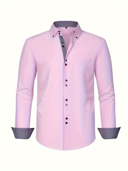 Herren Business-Freizeithemd Slim Fit – Eleganter Stil für Büro und Alltag
