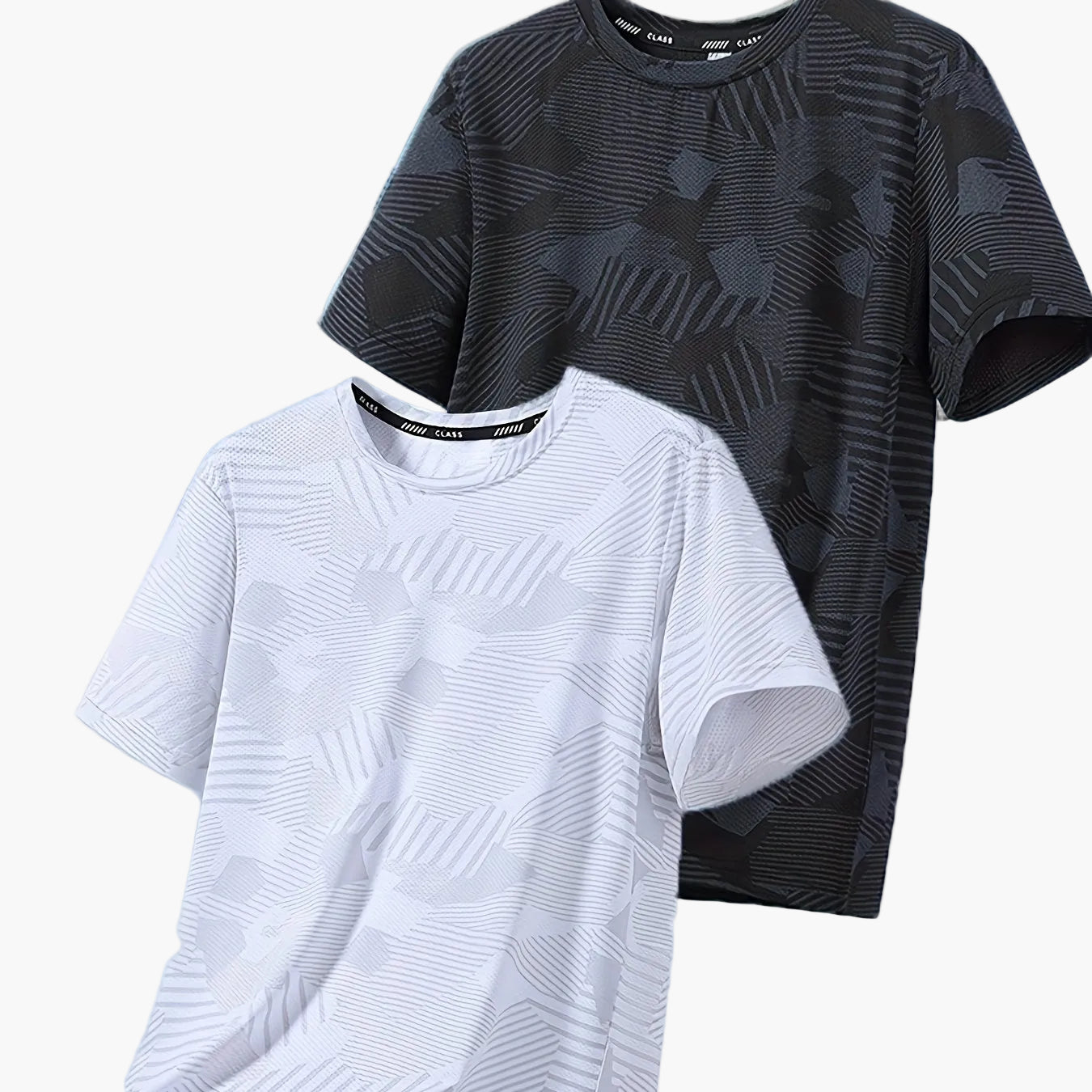 Herren Freizeit T-Shirt Set – Atmungsaktive Kurzarmshirts für Alltag und Sport