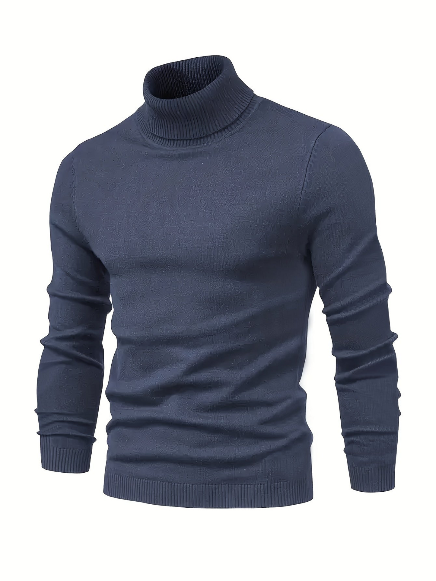 Herren Rollkragenpullover Slim Fit Modern Stil – Perfekt für Business und Freizeit