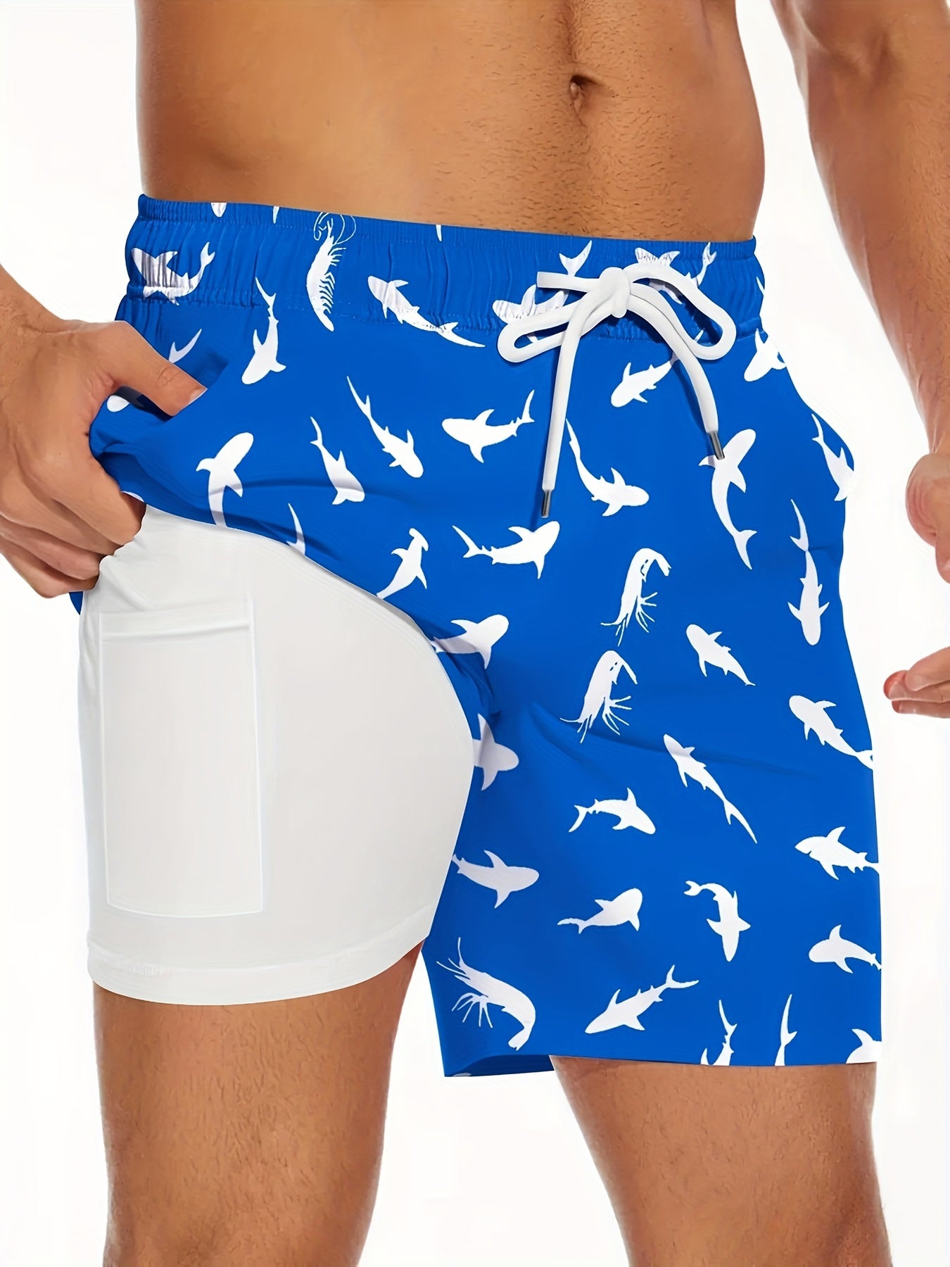 Herren Badeshorts mit Gummienten-Print – Lustige Badehose für Freizeit & Strand