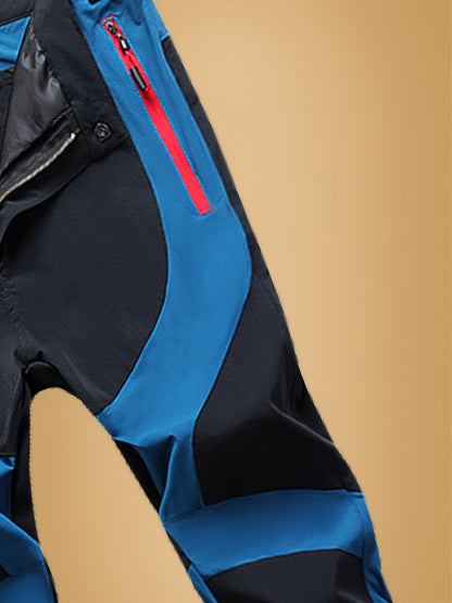 Unisex Outdoorhose mit Kontrastdetails Wanderhose Sporthose