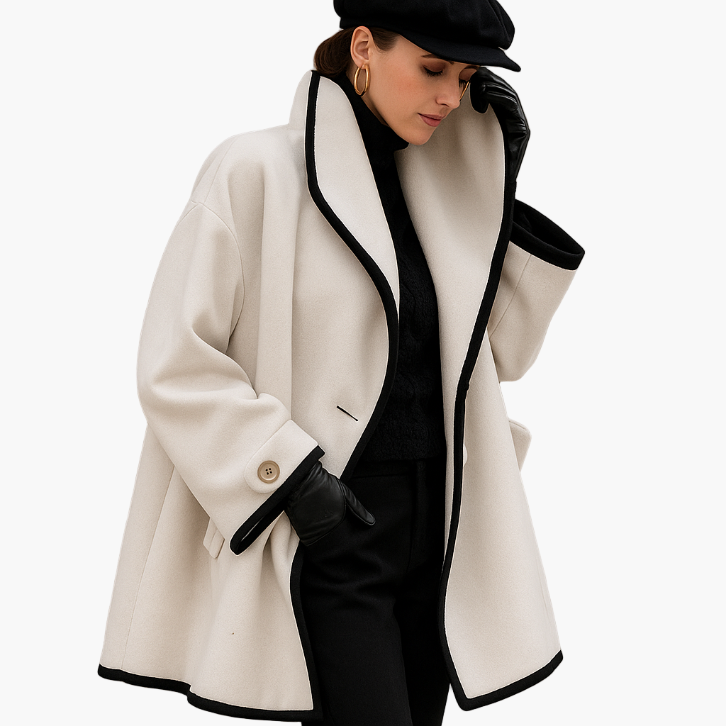 Damen Eleganter Oversize Trenchcoat – Modischer Wintermantel für Alltag und besondere Anlässe
