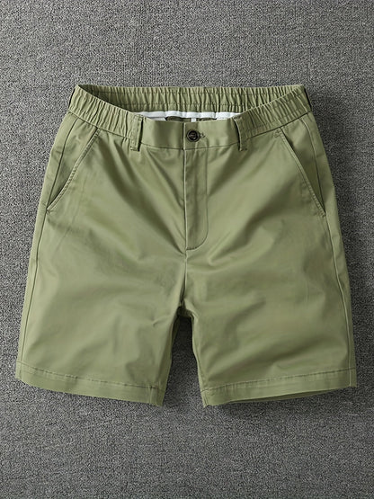 Summer Micro-elastic Casual Shorts, Four-tenths Length Shorts