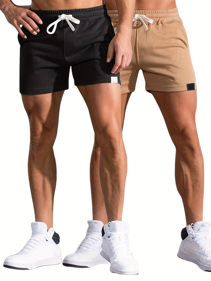 Herren Freizeit Fitness Shorts – Bequeme Sport- und Freizeithose mit Kordelzug, Modernes Design