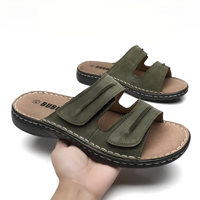 Herren Komfort-Sandalen mit Doppelriemen – Bequeme Freizeitschuhe für Alltag und Urlaub