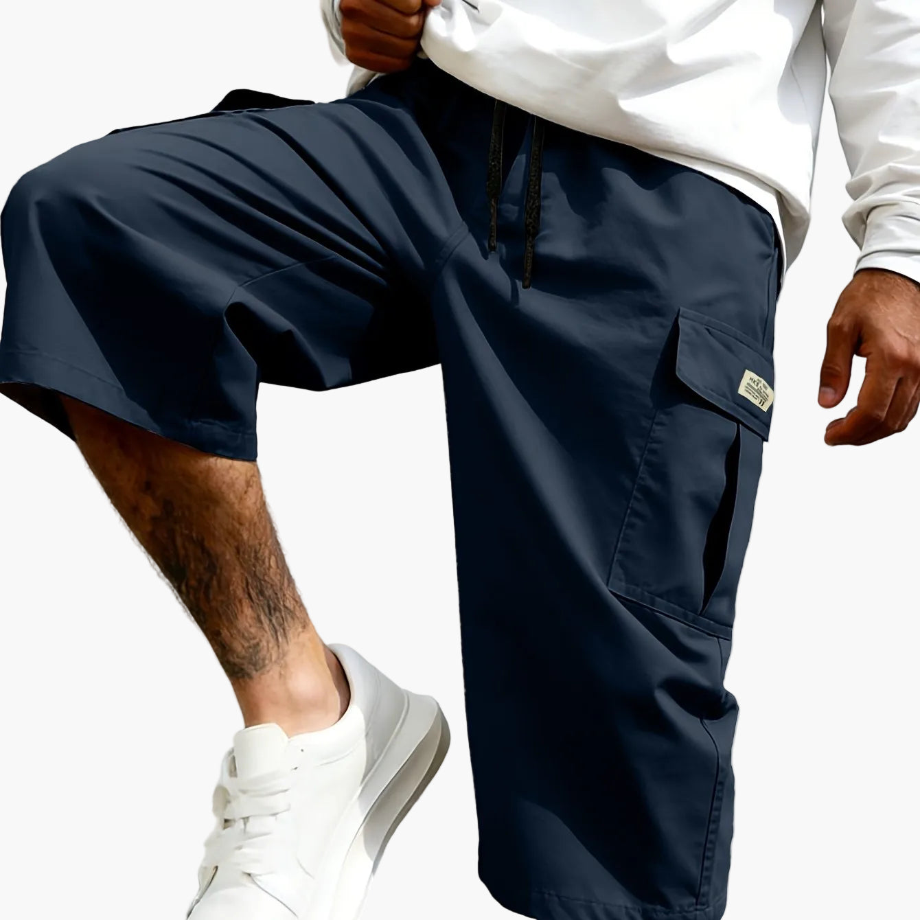 Herren Streetwear Cargo Shorts Freizeit Bermuda Urban Style