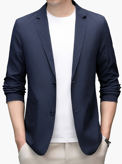 Herren Modernes Freizeit Sakko – Leichtes Blazer-Jackett für Alltag und Business