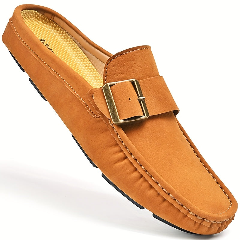 Herren Mokassin-Loafer mit Schnalle – Elegante Slip-On Schuhe für Freizeit und Alltag