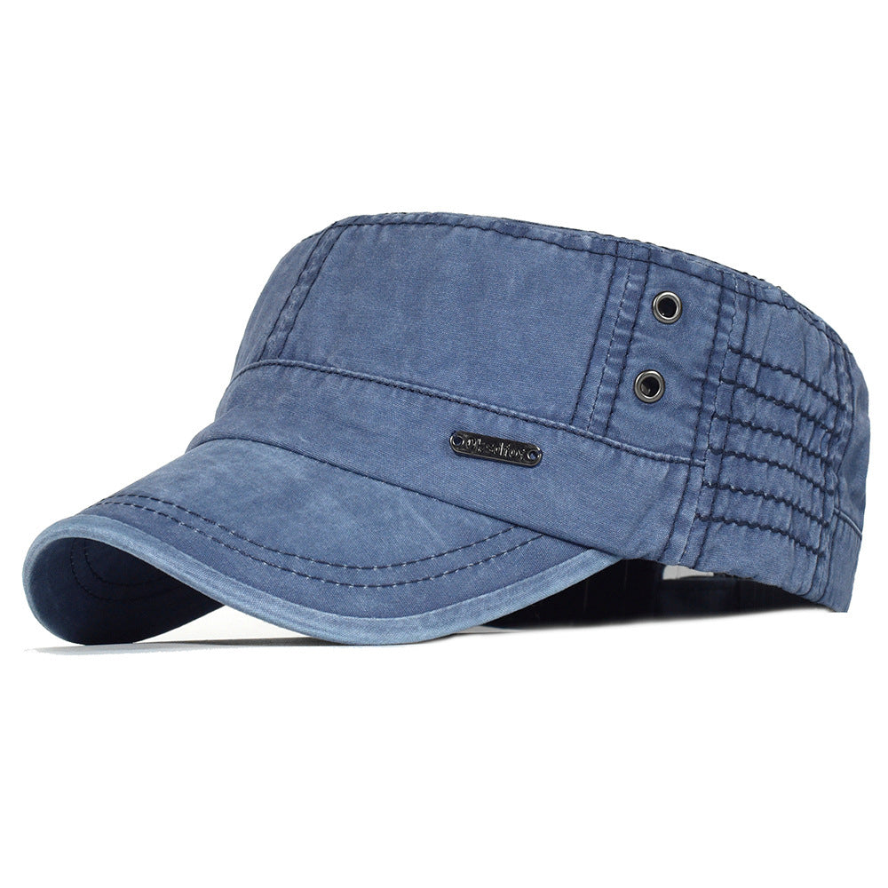 Herren Militär-Stil Schirmmütze im Vintage-Look – Lässiges Streetwear Accessoire