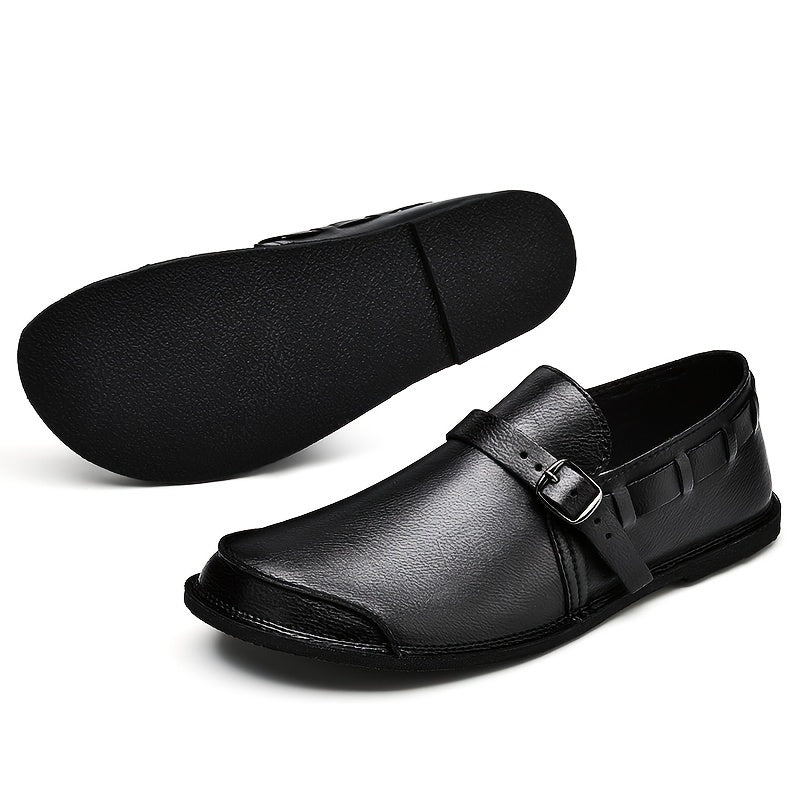 Herren Slip-On Loafer mit Schnalle – Eleganter und bequemer Freizeitschuh