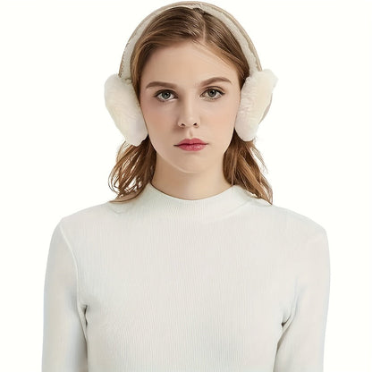 Ohrenschützer Ohrwärmer warm weich Winter Pelz-Optik