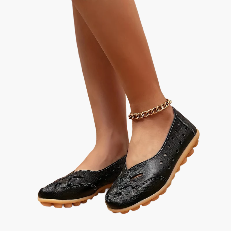 Damen Komfort-Ballerinas mit geflochtenem Design – Bequeme Slipper für Alltag und Freizeit