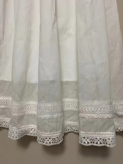 Damen Vintage Petticoat Unterrock mit Spitze – Eleganter Retro-Look für Kleider und Röcke